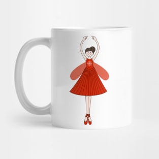 Christmas Snowflake Fairy Digital Art | Christmas Special | Melanie Jensen Illustrations Mug